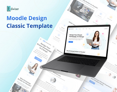 Moodle - Classic Moodle Template moodle clean design moodle design