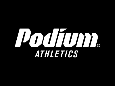Podium Athletics branding design graphic design graphicdesign logo logodesign logotype vector