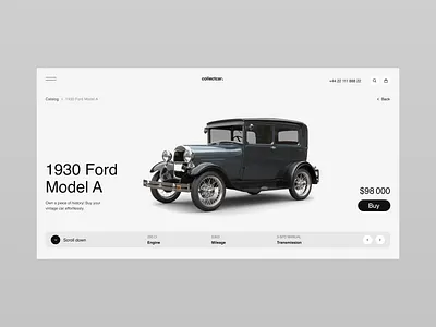 Old-School Classic Cars animation branding car case study clean design graphic design illustration logo minimalism retro ui ux vintage webdesign