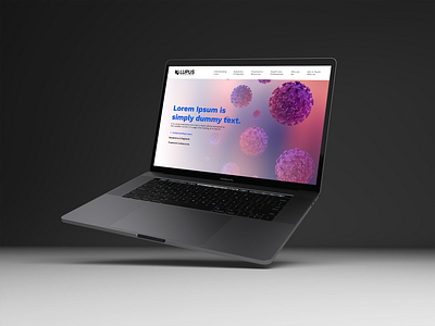 LUPUS diesease doctor healthcare interaction design latest ui lupus product skin ui ui design ux design virus website website ui design