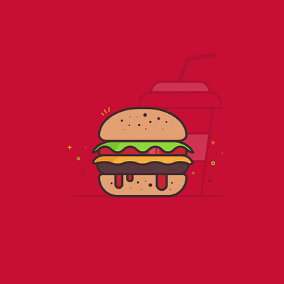 Bouncy Hamburger Illustration animation figma hamburger illustration ui design ui interaction uiux user engagement user experience ux design