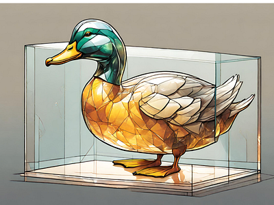 The Duck design graphic design illustration vector