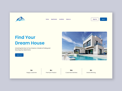 Real Estate Website app clean design minimal design real estate ui ux website