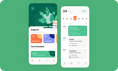 Schedule Management App 3d animation design graphic design mobileapp motion graphics schedule management app ui uiux uxdesign