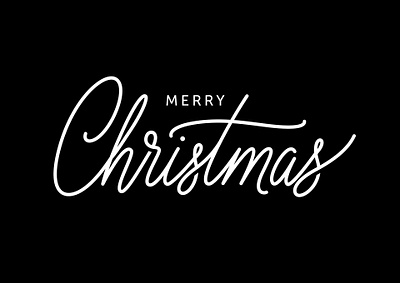 lettering merry christmas calligraphy font graphic design holiday illustration lettering logo merry christmas typography vector