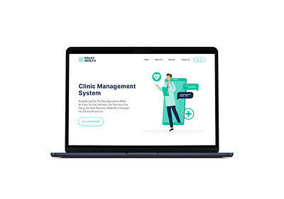 Galen Health - Health Website Landing Page UI/UX Design adobe illustrator adobe photoshop adobe xd balsamiq branding design figma graphic design landing page logo typography ui ui ux ui ux design ui inspiration user experience user interface ux web design web ui