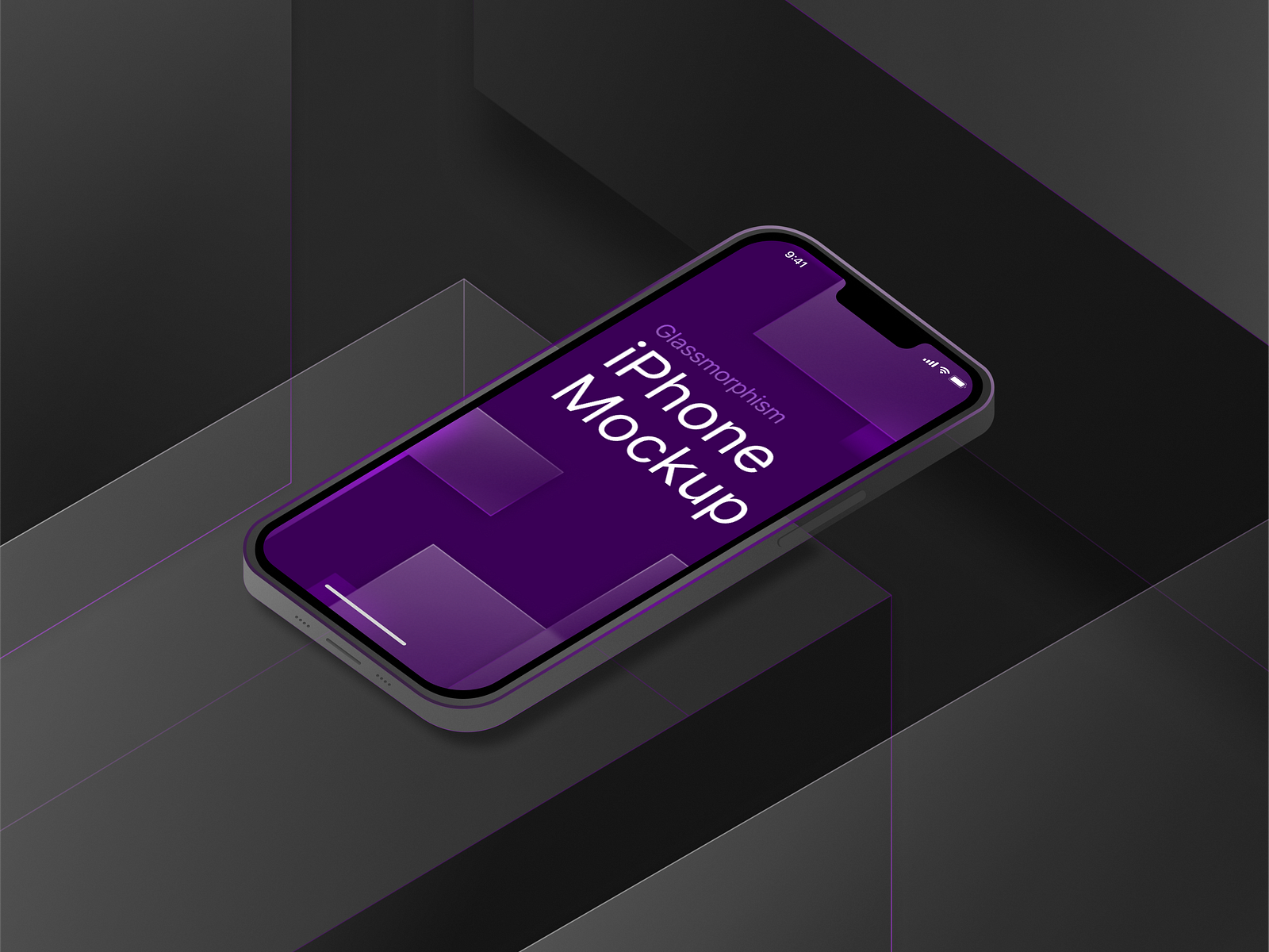 Glassmorphism iPhone Mockup by Lilith Lenihan on Dribbble