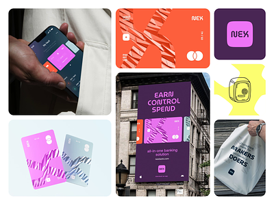 NexBank® - Branding for online crypto-banking animation bank banking banking app banking card brand brand design brand identity branding card design crypto crypto banking finance graphic design identity logo logotype mobile banking motion graphics motion promo