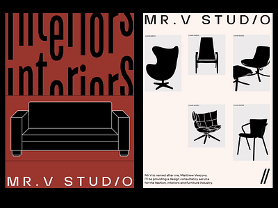 MR.V STUDIO LOGO ▼ architect design furniture interior logo logo design v logo