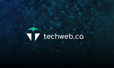 Techweb.ca brand identity branding graphic design logo motion graphics ui