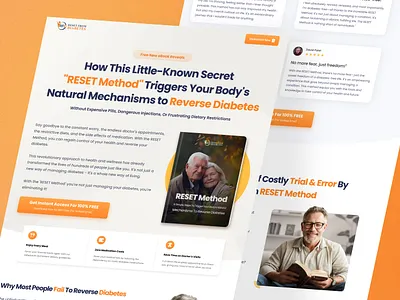 Reset Method | Funnel Design copywriting design ebook landing page funnel design landing page landing page design sales page web design web development website design