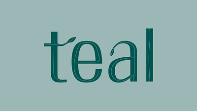 Teal Branding branding logo mockup tea tote