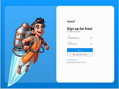Sign up page exploration colorful design inspiration inspiration log in page login minimal modern nepal sign up page signup slick ui user interface