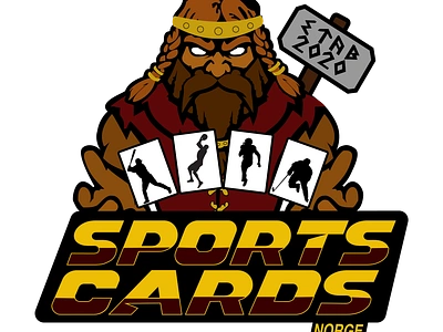 Sports Cards Norge branding design graphic design illustration logo sports vector viking