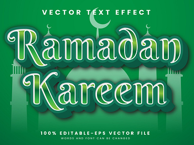 Décoration Ramadan Kareem, Illustration 3d
