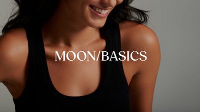 Moon Basics - Visual Identity branding graphic design logo ui