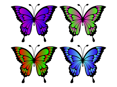 🦋✨ Brightening up your day with a burst of color in my latest branding butterflyillustration colorfulart graphic design illustrationmagic logo natureinspiration