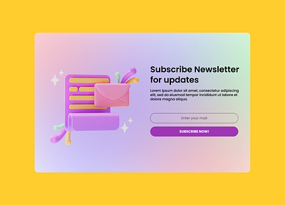 Newsletter UI UX branding ui ui design ui ux user interface ux design