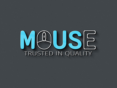 Mouse brand logo graphic design