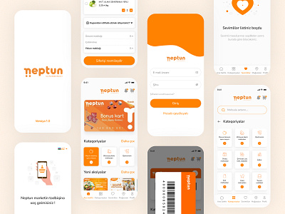 Neptun Supermarket delivery elmarvugar.com food fresh market mobilapp onlineshopping shopping supermarket ui uiux upermarketing