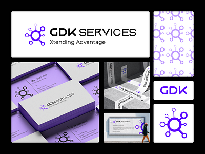 GDK Services Logo Redesign | Logo Design | Logo abstract brand logo branding business logo company logo design gdk gdk logo gdk service logo graphic design graphic designer illustration logo logo design logo redesign logos minimal service logo