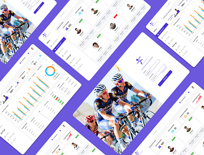 Dashboard Design - Sports Center dashboard design interaction design mobile design prototyping ui ux visual design