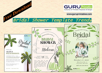 Free Download Bridal Shower Invitation Templates branding bridal invitation eye catchingdesigns ms word templates