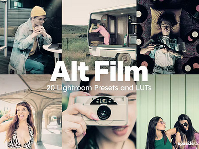 20 Alt Film Lightroom Presets & LUTs lightroom lightroom presets photo editing presets presetsstore