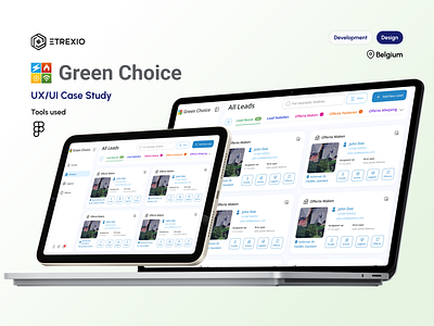 Greenchoice, revolutionizing solar business operations app cms design greenchoice panel solar tablet ui ux web