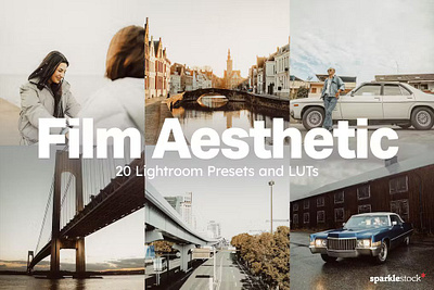 20 Film Aesthetic Lightroom Presets and LUTs lightroom lightroom presets photo editing presets presetsstore