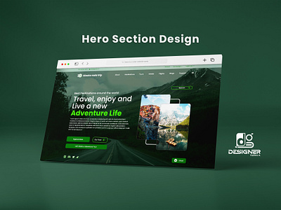 Hero Section UI Design adobe designer taslima bd designertaslimabd figma hero page design hero page ui design hero section hero section for website hero section ui design heropage ui ui design uiux user interface uxui xd