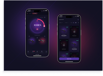 Skin Club android app ui cs design game ios mobile mobile version skin ui uiux