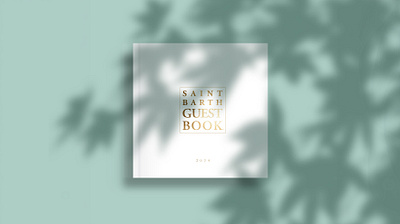 Guest Book Saint-Barthélemy 2024 // Graphic Design graphic design print