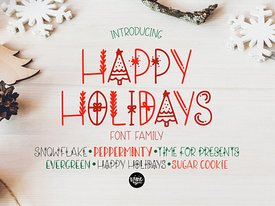 HAPPY HOLIDAYS Font Family candy cane font christmas christmas card font christmas decor christmas decor font christmas font christmas font family christmas fonts christmas party font christmas sign christmas tag font font family happy holidays fonts holiday font holidays logo peppermint font snowflake font svg fonts