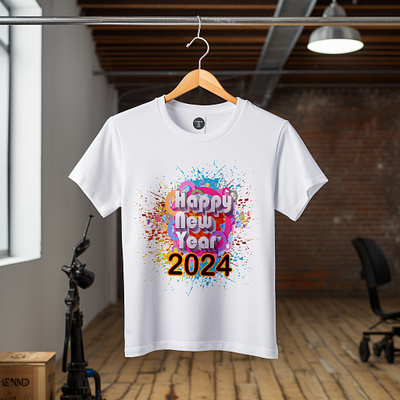 Happy new year t- shirt graphic design happy new year t shirt