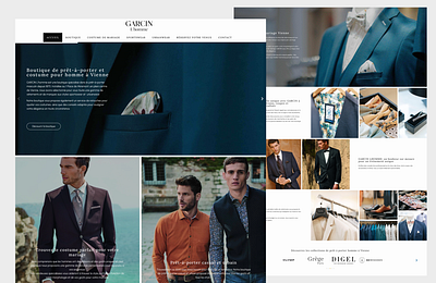 Men's clothing website design figma ui webdesign websitedesign