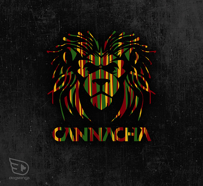 Logo concepts branding chipdavid dogwings drawing lion logo rasta lion vector