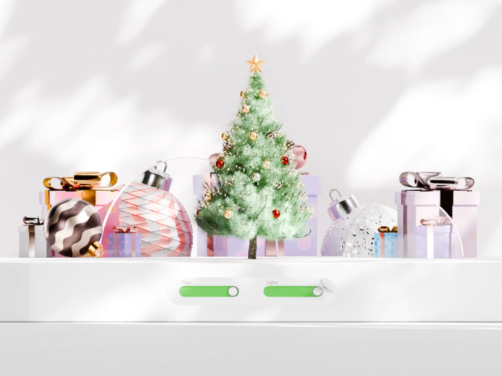 Choosing a Christmas tree 2024 3d animation blender blender3d christmas design graphic design motion graphics newyear tree