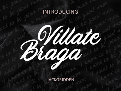 Villate Braga Script Font branding design font graphic design illustration logo script ui vector