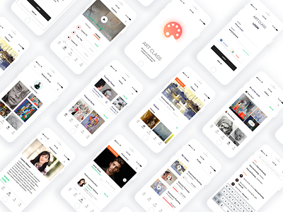 Art Class app app art class educational ui ui design ux ux design