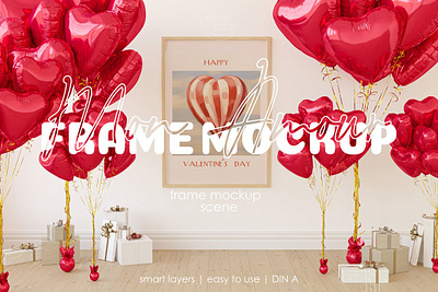 Valentine's Day Frame Mockups art mockup frame mockup frame mockup interior frame wall mockup hearts mockup interior frame mockup interior mockup mockup poster mockup valentine mockup valentine poster