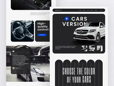 Electric Car Landing Page agency app branding car design electric car landing page illustration landing page ui ux web design website