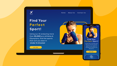 ATHLX: Personalized Sports Recommendation Website Design designinspiration landingpage landingpagedesign minimalistdesign responsivedesign sportstech ui userexperience webdesign