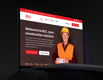 Construction Website Design | construction construction company construction site construction website design figma web web design web designer webflow website