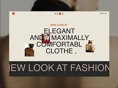 Clothe Shop Store after effects animation art design figma slider ui uitrends web webdesign