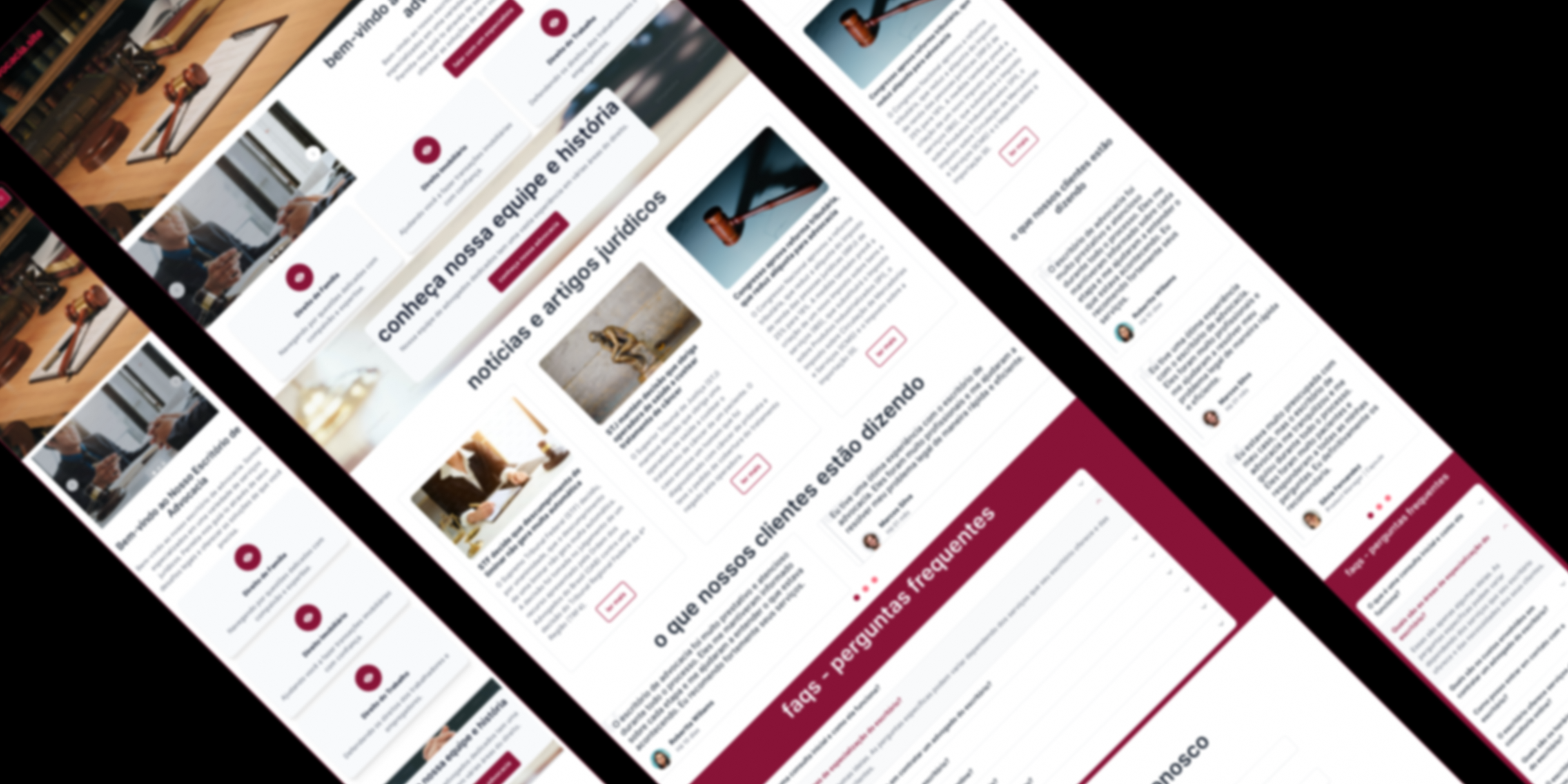 Layout - UX - UI - Advocacia - ATTORNEY attorney design ui ux web