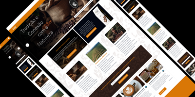 Layout - Site - Coffe - UX - UI coffe design landing page site ui ux web