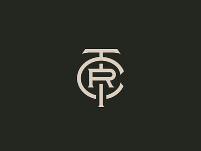 TRC Monogram badge branding lettering logo logo design monogram monogram design monogram logo retro t r c tr trc typeface typography vintage vintage monogram