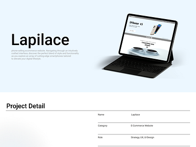 Lapilace Ecommerce Website | Website design ecommerce website graphic design ui ux website design