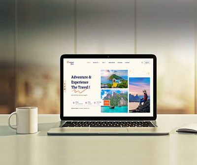 Travel Website 3d animation app branding dashboard design graphic design illustration logo ui